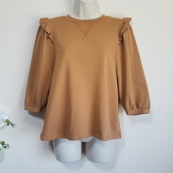 Roller Rabbit Cassia Sweatshirt in Coffee - Picture 1 of 7